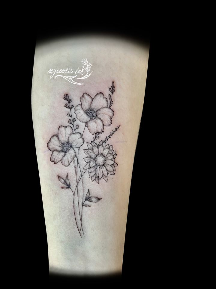 Tattoo von Luca: Blumen